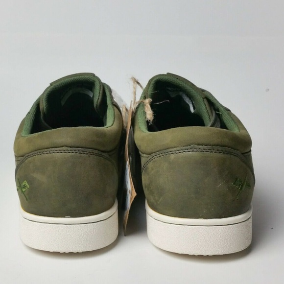 SOLD NEW Mozo FINN 10.5 Olive Green Work Sneaker - Picture 6 of 8